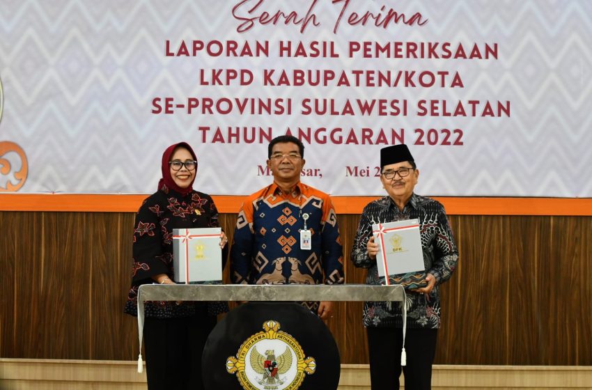 Kota Palopo Raih Opini Wajar Tanpa Pengecualian WTP Delapan Kali