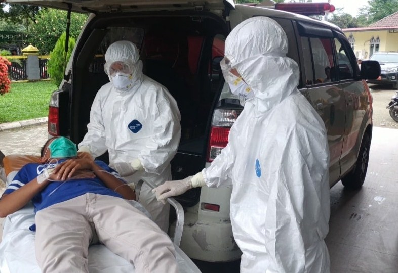 simulasi penanganan virus corona