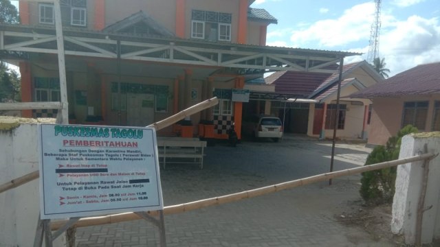 Puskesmas ditutup