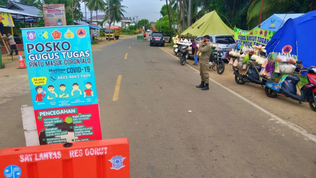 Kondidi pos jaga Perbatasan Sulteng-Sulsel