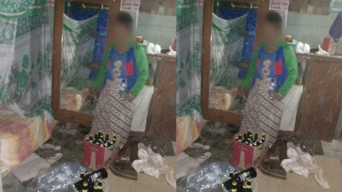 Lansia penjual miras