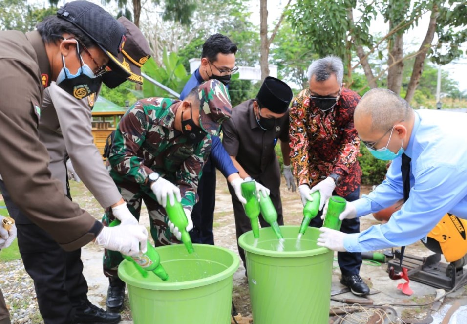 Pemusnahan barang bukti