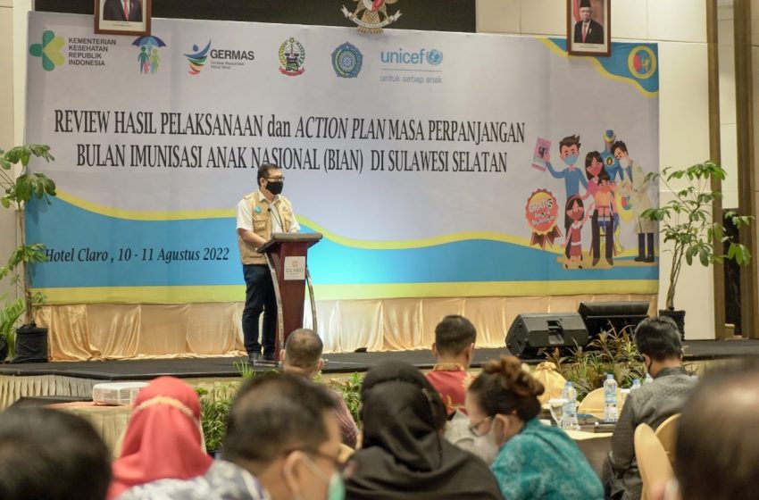  Terima penghargaan dari Unicef Indonesia, Kabupaten Luwu Masuk Dalam Capaian Tertinggi Vaksinasi BIAN