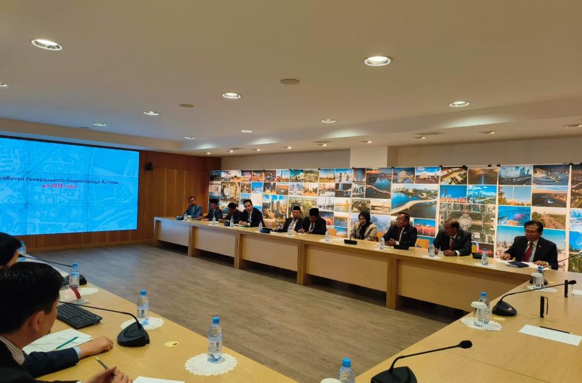 Adakan Pertemuan Dengan Gubernur Astana, Kazakhstan, Delegasi DPD RI Diskusi Tentang Pengalaman Perpindahan Ibukota Negara