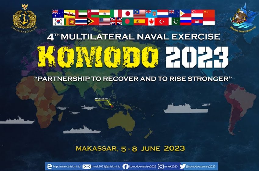  Event Internasional Multilateral Naval Exercise Komodo (MNEK) 2023 di Makassar, dihadiri oleh 36 Negara