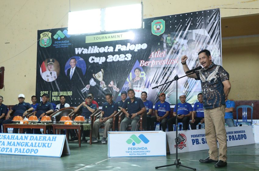  Sekda Palopo Buka Turnamen Badminton Walikota Palopo Cup 2023